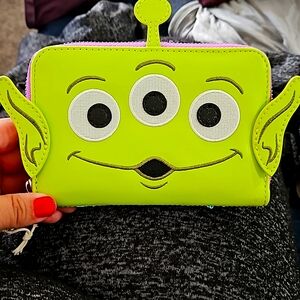 Toy Story Exclusive Alien Sequin Cosplay Zip Around Wallet